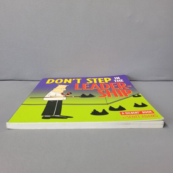 Delbert: Don't Step In The Leader-Ship Book Comics 1999 Scott Adams Paperback - Picture 6 of 10
